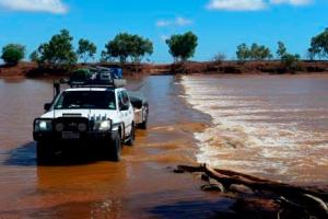 Our first river crossing