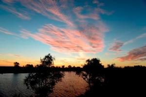 Sunset on the Ashburton River
