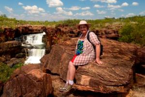 Jacky at the Mitchell Falls