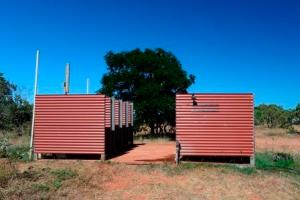The amenities block at Barnhill station