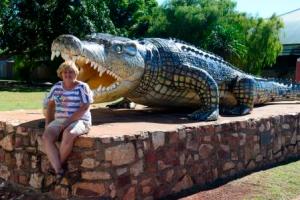 Krys the largest crocodile shot in the world 8.63 m (28ft) 