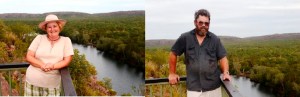 Mug shots at Katherine Gorge