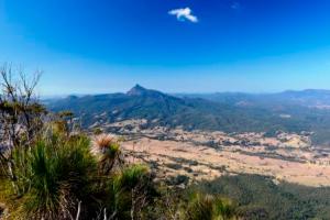 The caldera valley surrounding Mt Warning