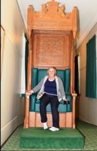 Jacky in the Big Seat, with all her classroom experience she would make a good Speaker