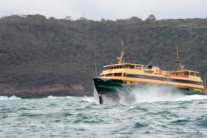 Manly Ferry Crossing the Heads 2