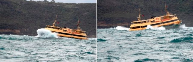 Manly Ferry Crossing the Heads