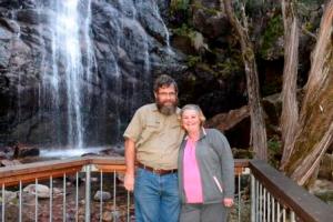 Selfie at Bluff Creek Falls